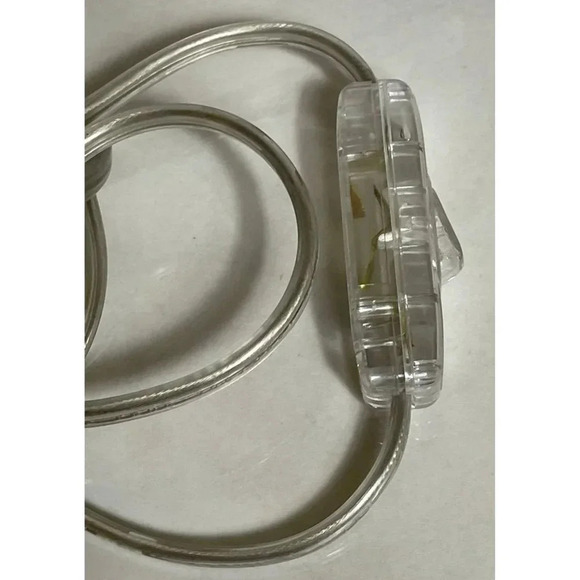 Two Italian AXO Fan Caged Light Fixture Desktop Tabletop Electric Bulb White - Picture 9 of 10